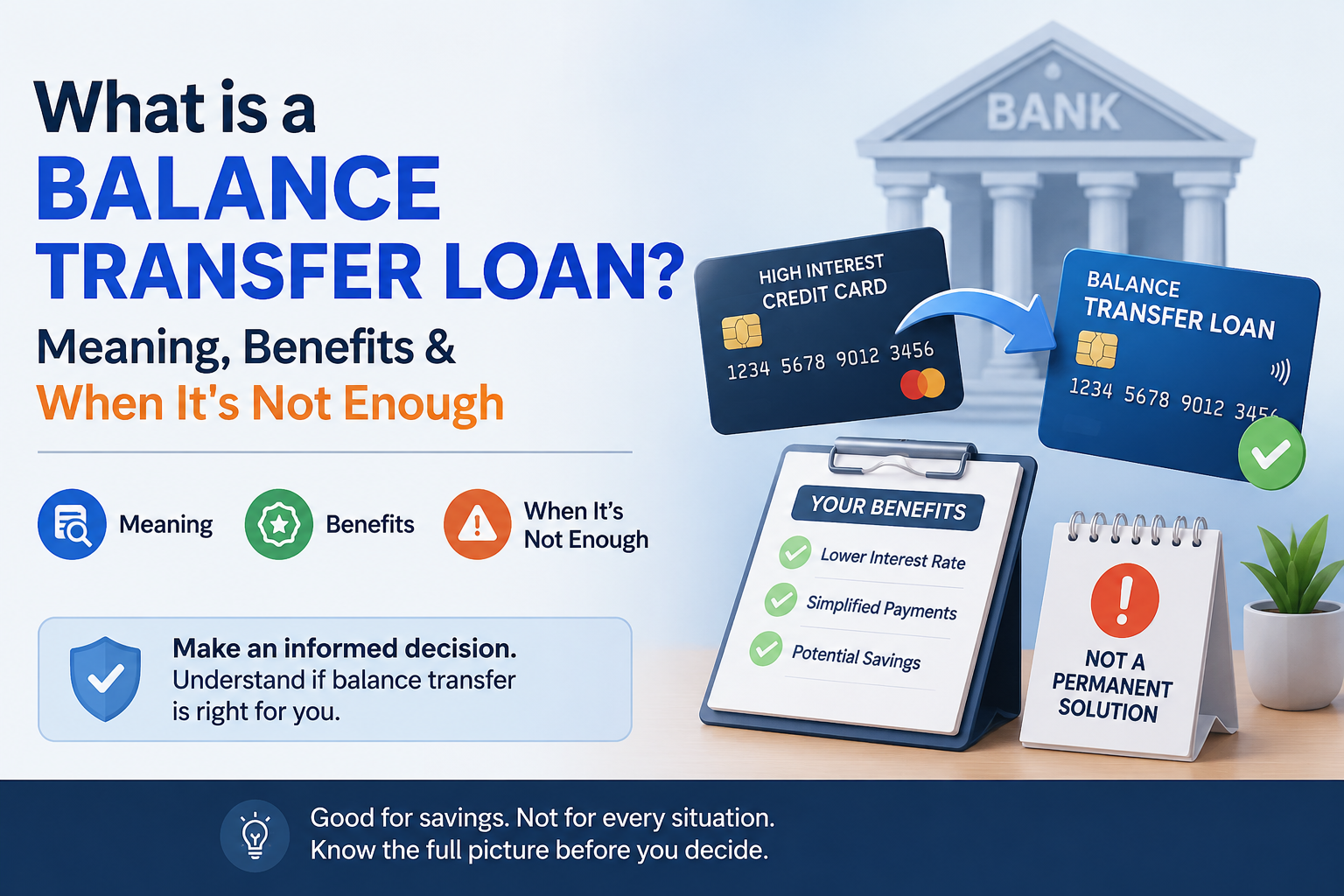 What is a balance transfer loan? Meaning, Benefits & When It's Not Enough