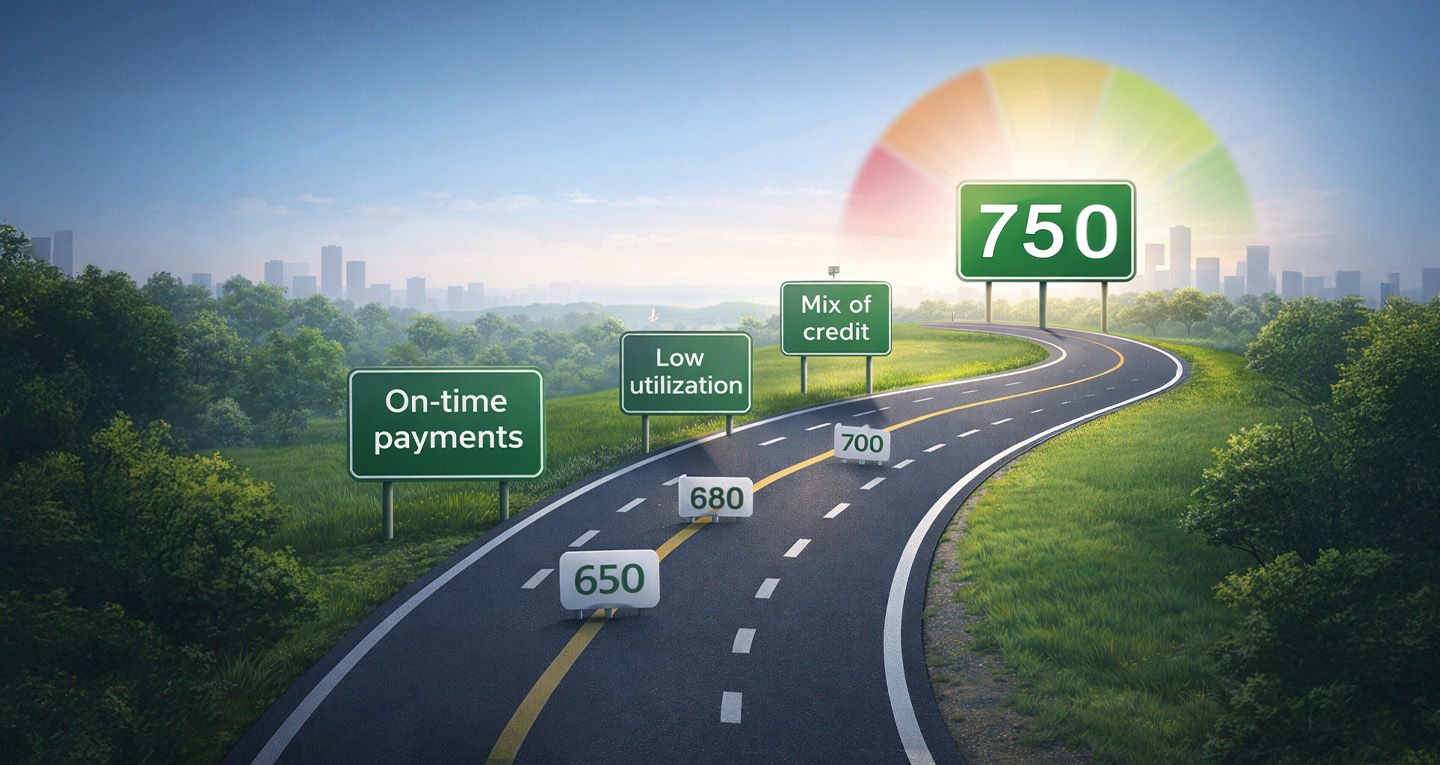 How to get 750 credit score in India