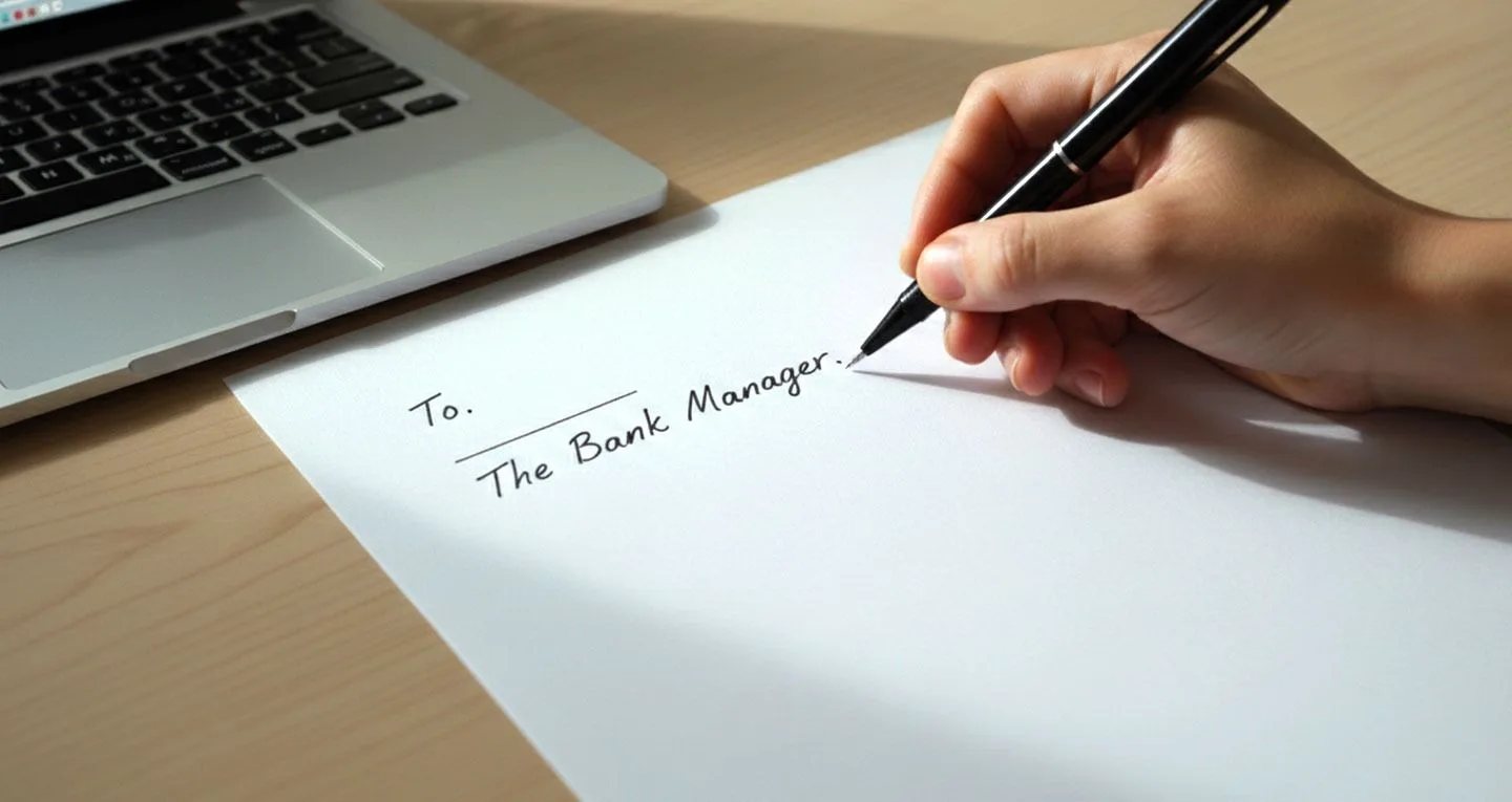 How to write a loan settlement letter to a bank