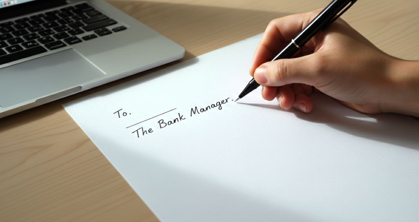 How to write loan settlement letter to a bank