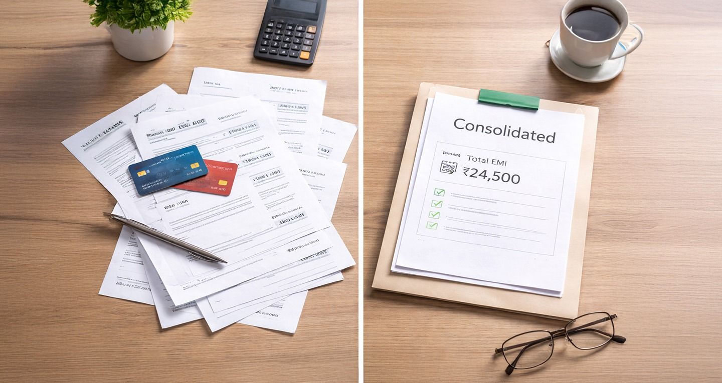 What is debt consolidation and how it helps reduce monthly financial stress