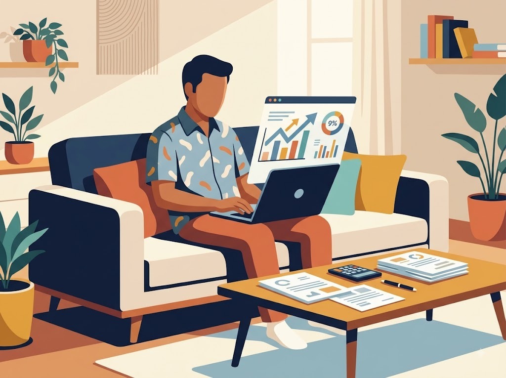 Borrower reviewing loan rejection options and CIBIL score improvement path