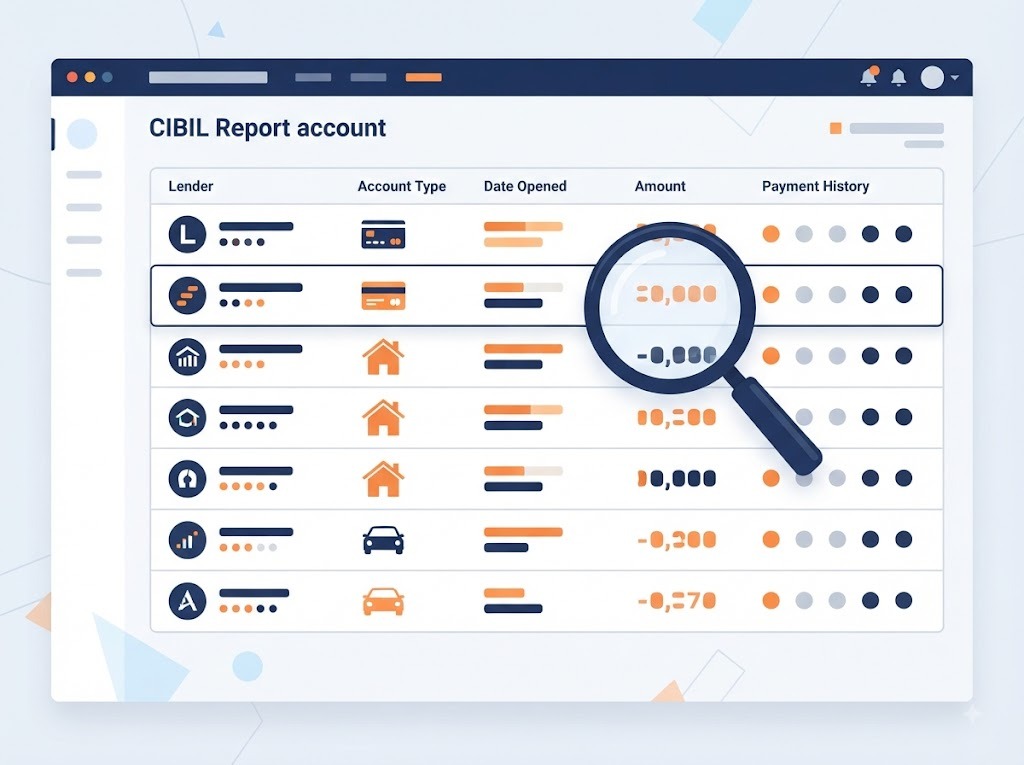 CIBIL Report Details: What Each Section Means