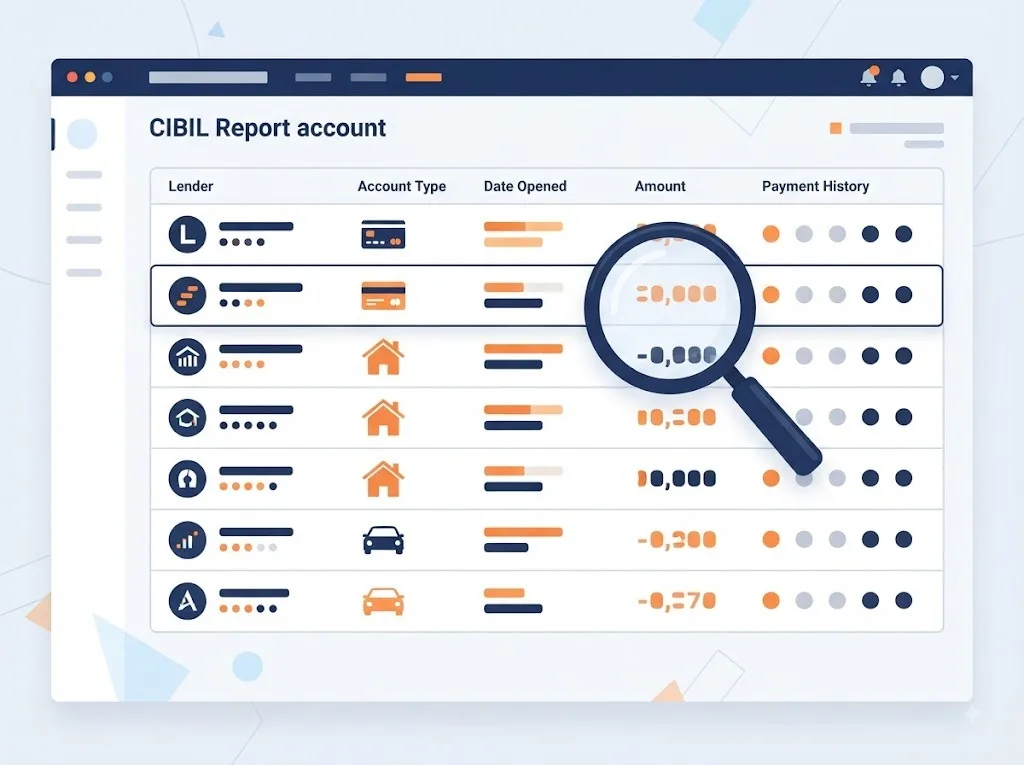 CIBIL Report Details: What Each Section Means