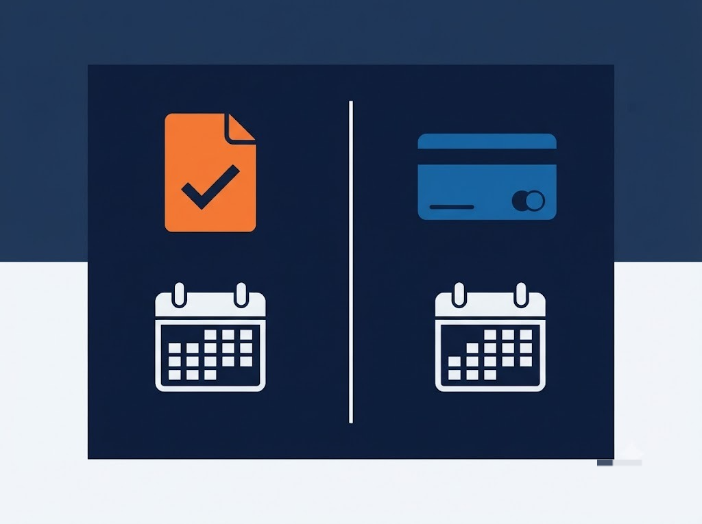 Flat-design diagram showing two fast credit score improvement actions, error fixing and credit utilisation reduction, with 30-day timelines
