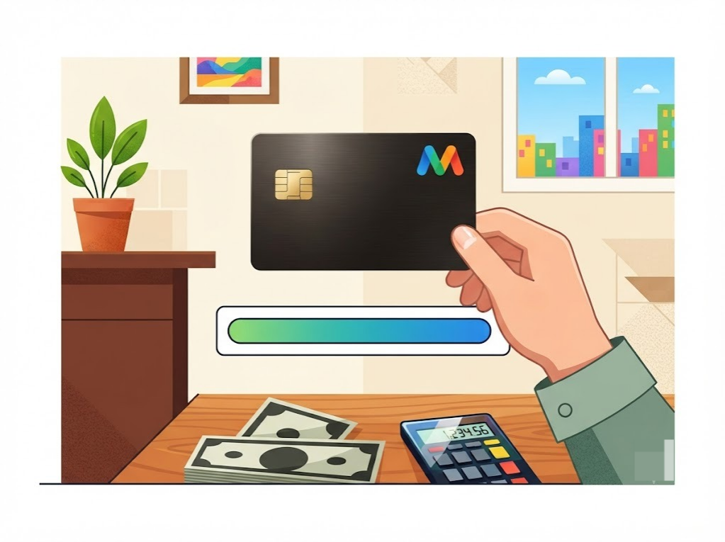 : Illustration of credit card utilisation ratio example