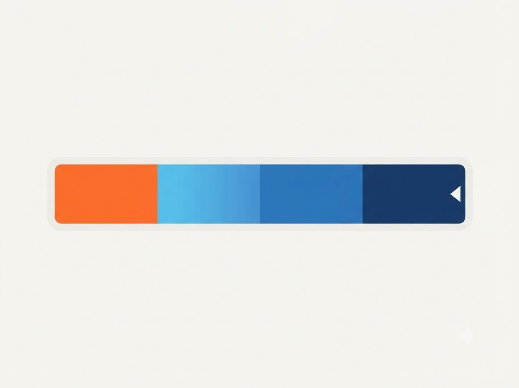 Illustration of an Equifax credit score scale from poor to excellent