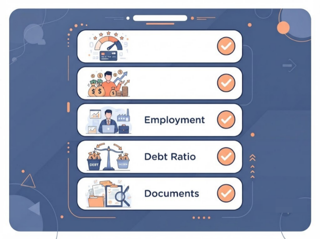 Five criteria lenders check for consolidation loan eligibility
