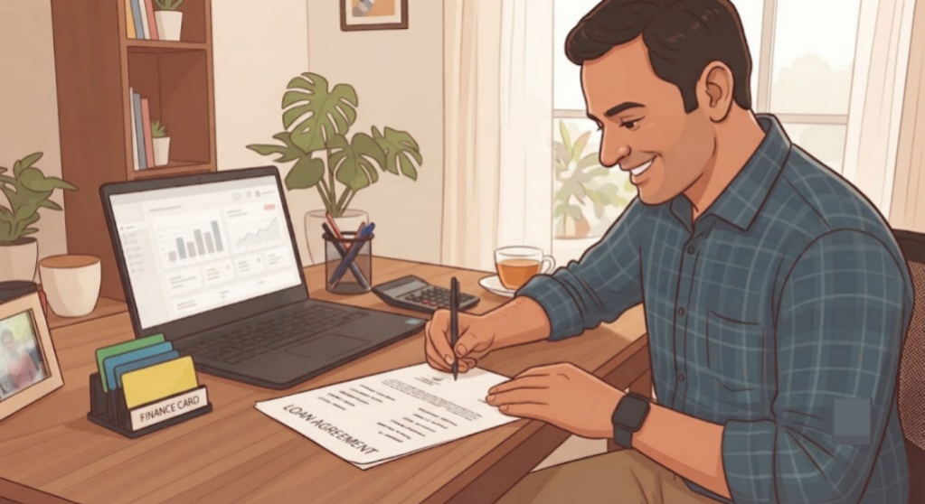 Indian borrower with a fixed consolidated EMI plan instead of revolving cards
