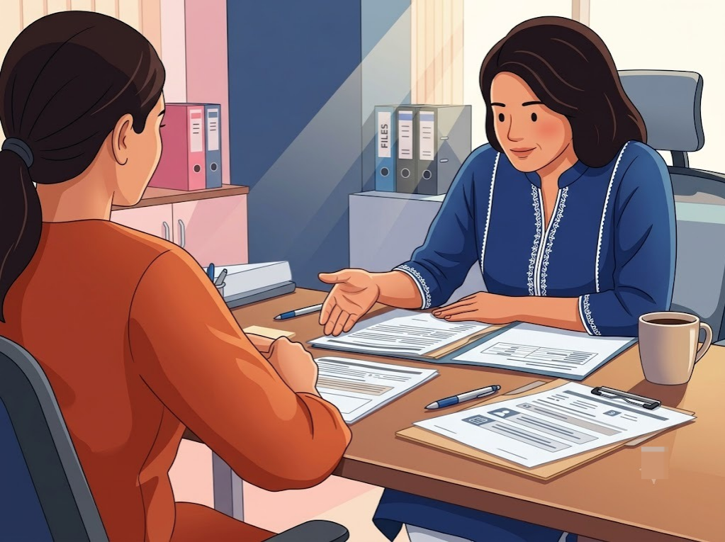 FREED counsellor helping a guarantor resolve a defaulted loan