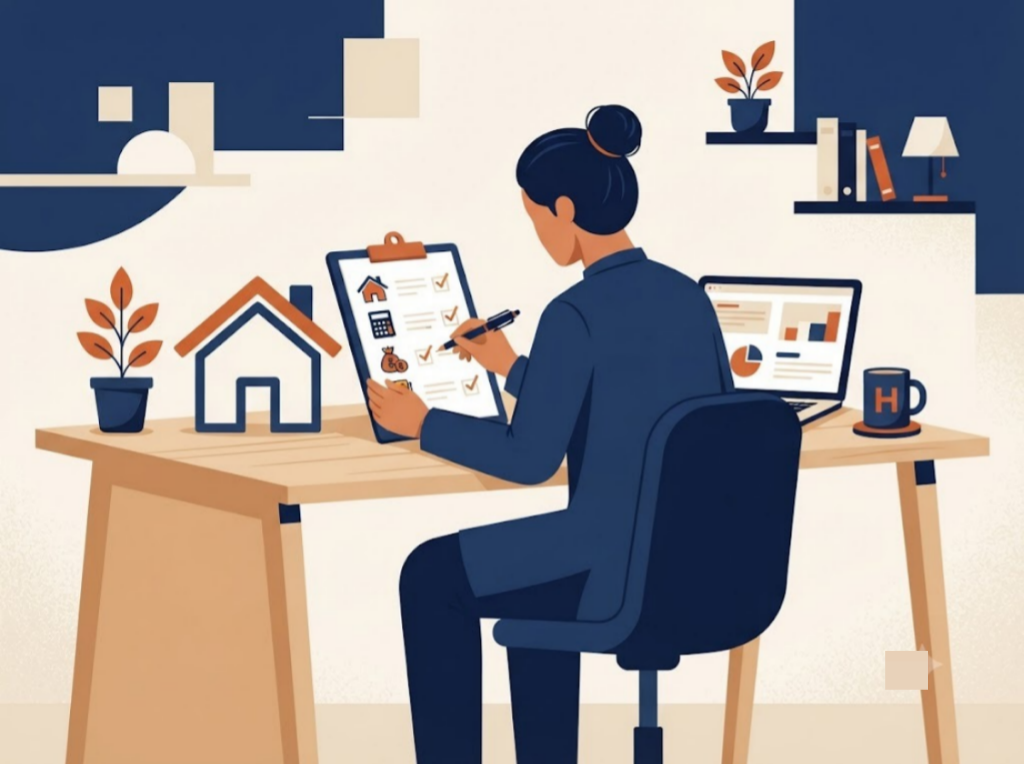 Indian person reviewing loan eligibility factors before home loan application