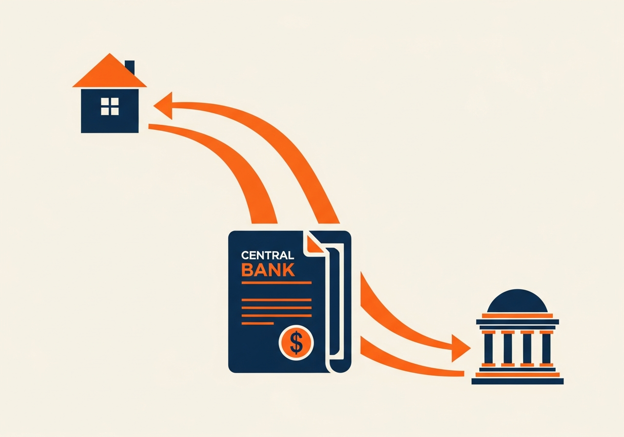 Two diverging paths representing secured and unsecured loan recovery routes in India