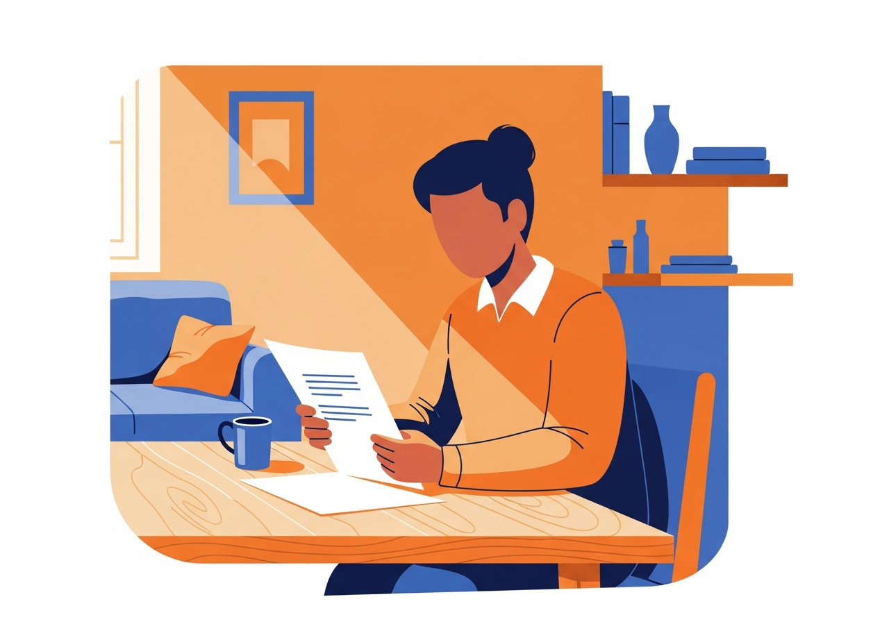 Indian borrower reviewing loan account overdue status and NPA classification stages