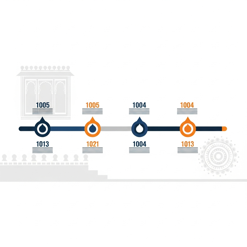 Simple timeline graphic showing loan recovery stages from missed EMI to resolution.