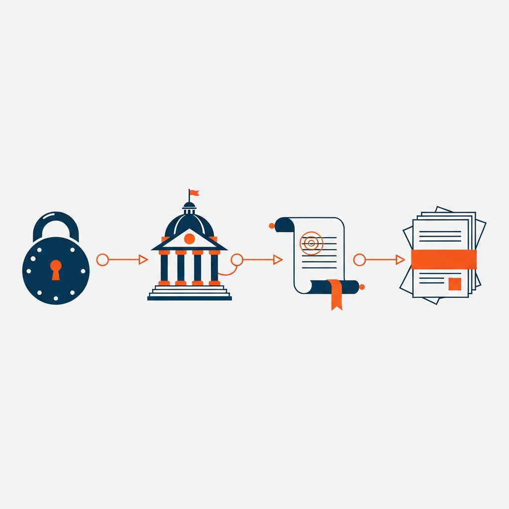 Comparison icons for SARFAESI, DRT, civil court, and IBC recovery routes