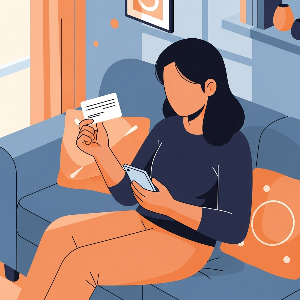 Illustration of a fixed deposit securing a credit card limit for rebuilding credit