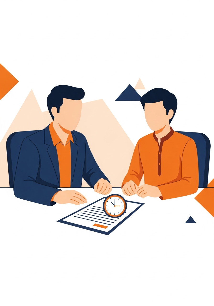 FREED counsellor helping Indian client respond to a recovery notice early