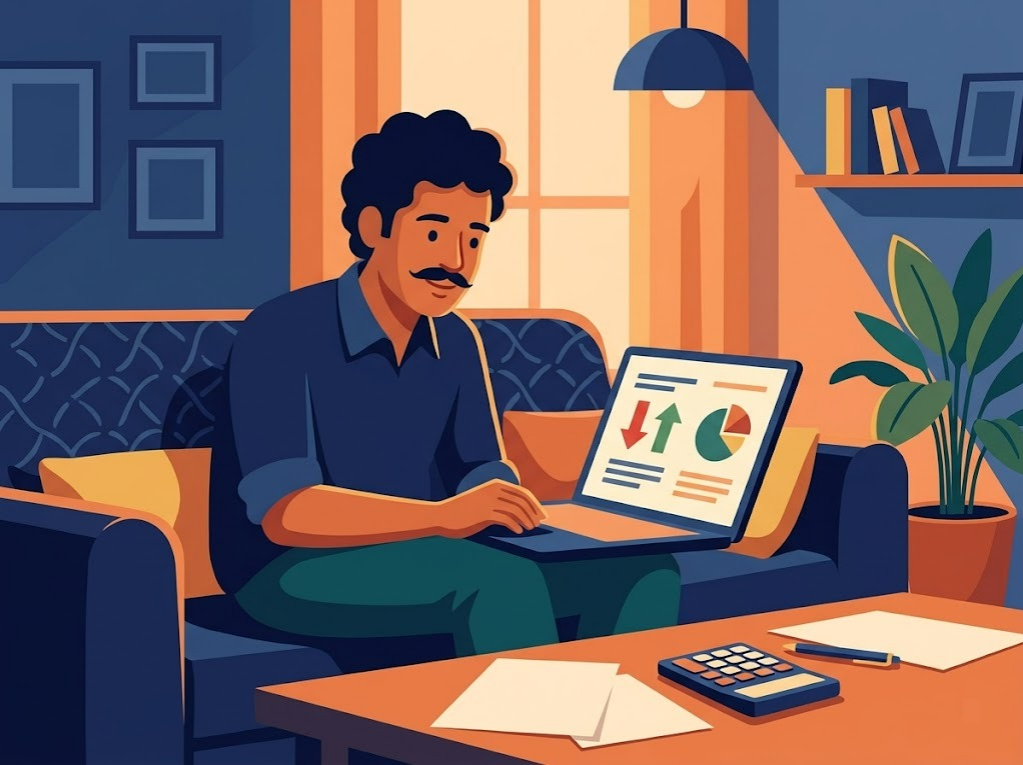 "Borrower reviewing loan rejection options and CIBIL score improvement path"