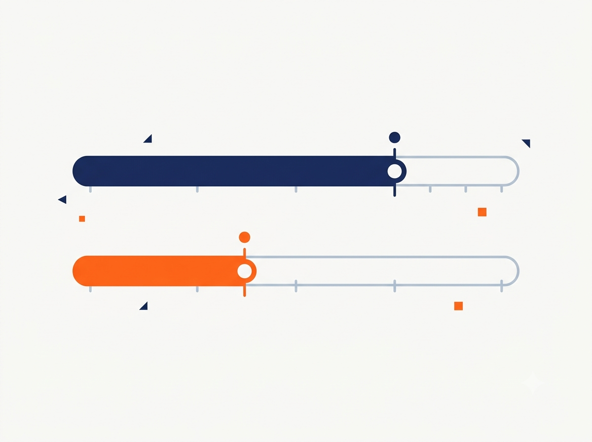 Two loan timelines showing why settlement order matters for multiple personal loans