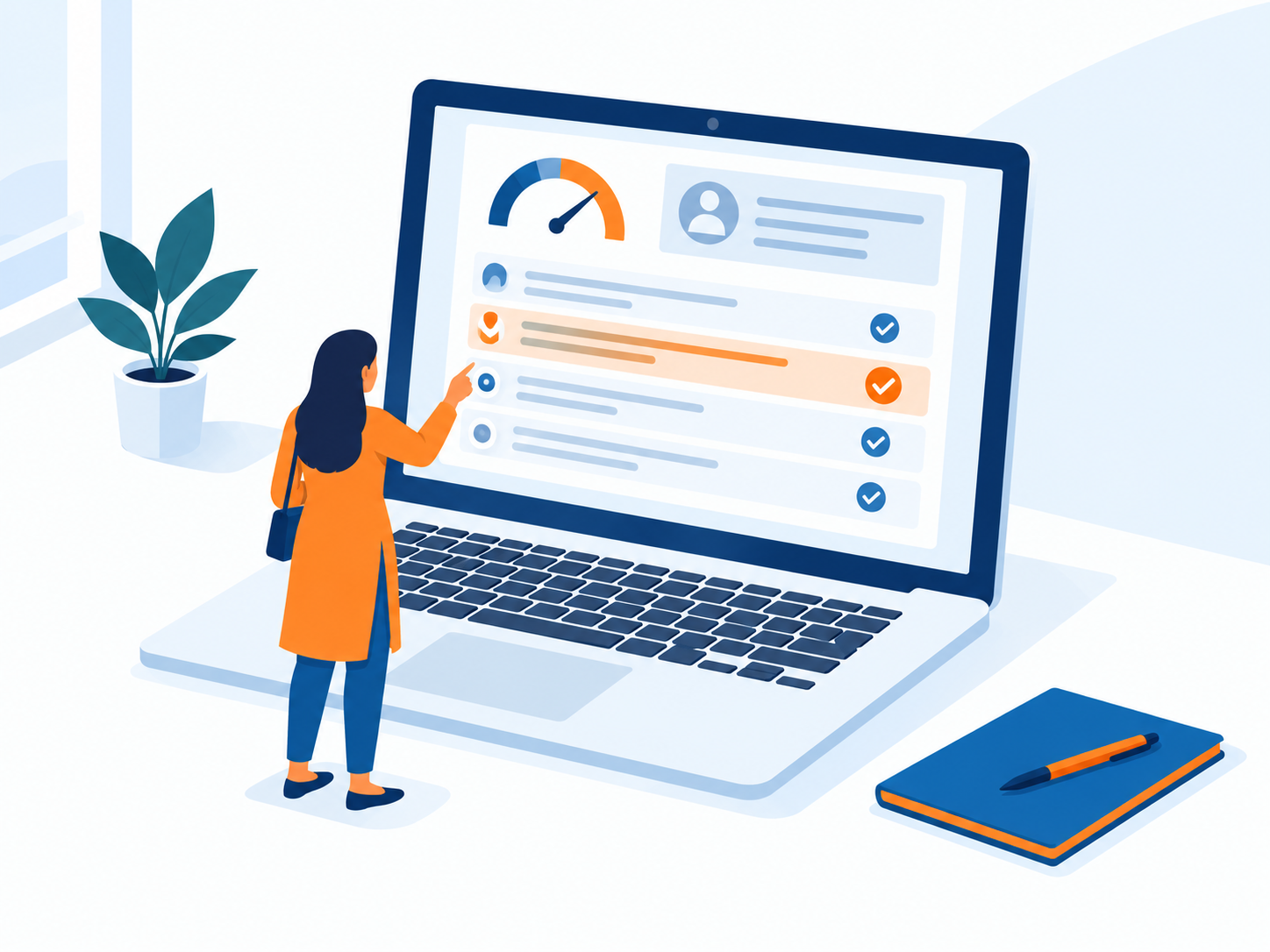 Indian borrower checking a late payment entry on a credit report to remove it