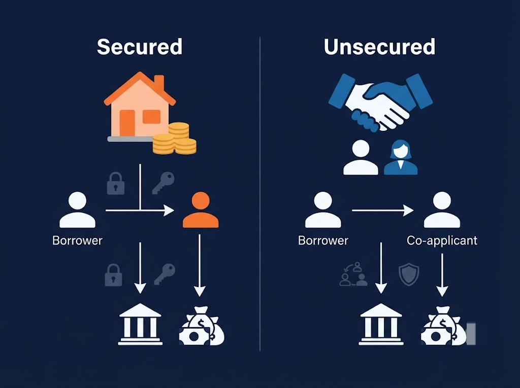 Comparison of secured and unsecured personal loan paths for bad credit
