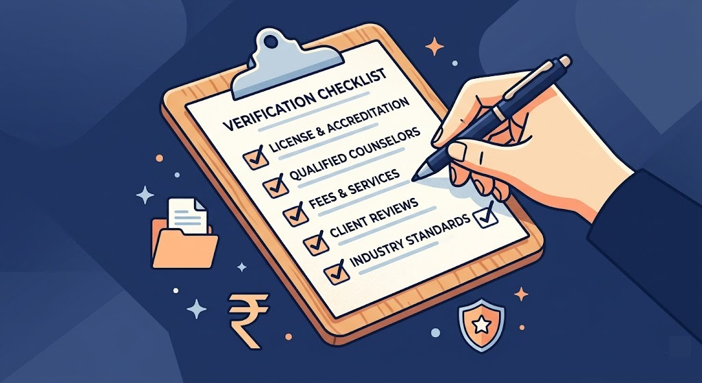 Checklist icon representing how to verify a trusted debt counseling provider